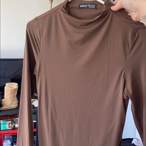 Shein bodycon turtle neck dress